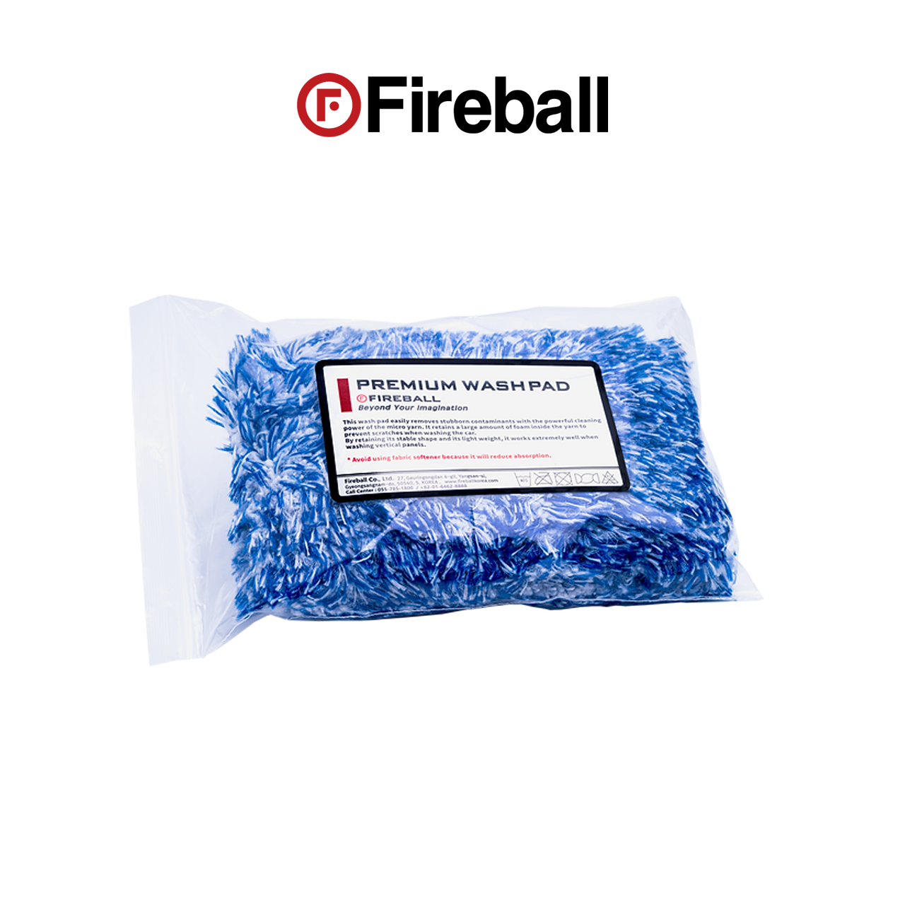 Mút Rửa Xe Cao Cấp Từ Sợi Microfiber Fireball Wash Pad