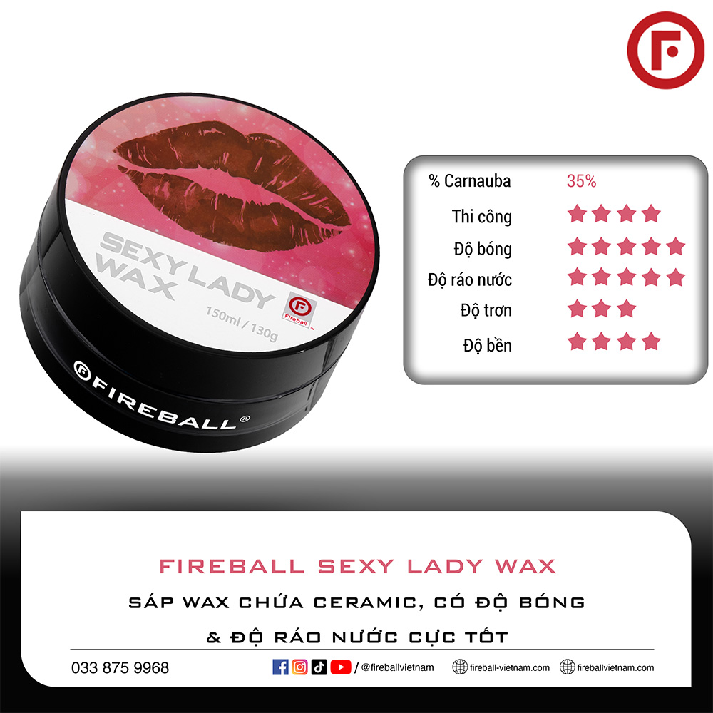 Sáp Ceramic Wax Phủ Bóng - Sexy Lady Wax (Paste Wax)